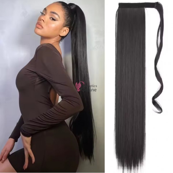 Extensie de par coada cu clema si arici dreapta de 85 cm cod  SI661B85 Brunet